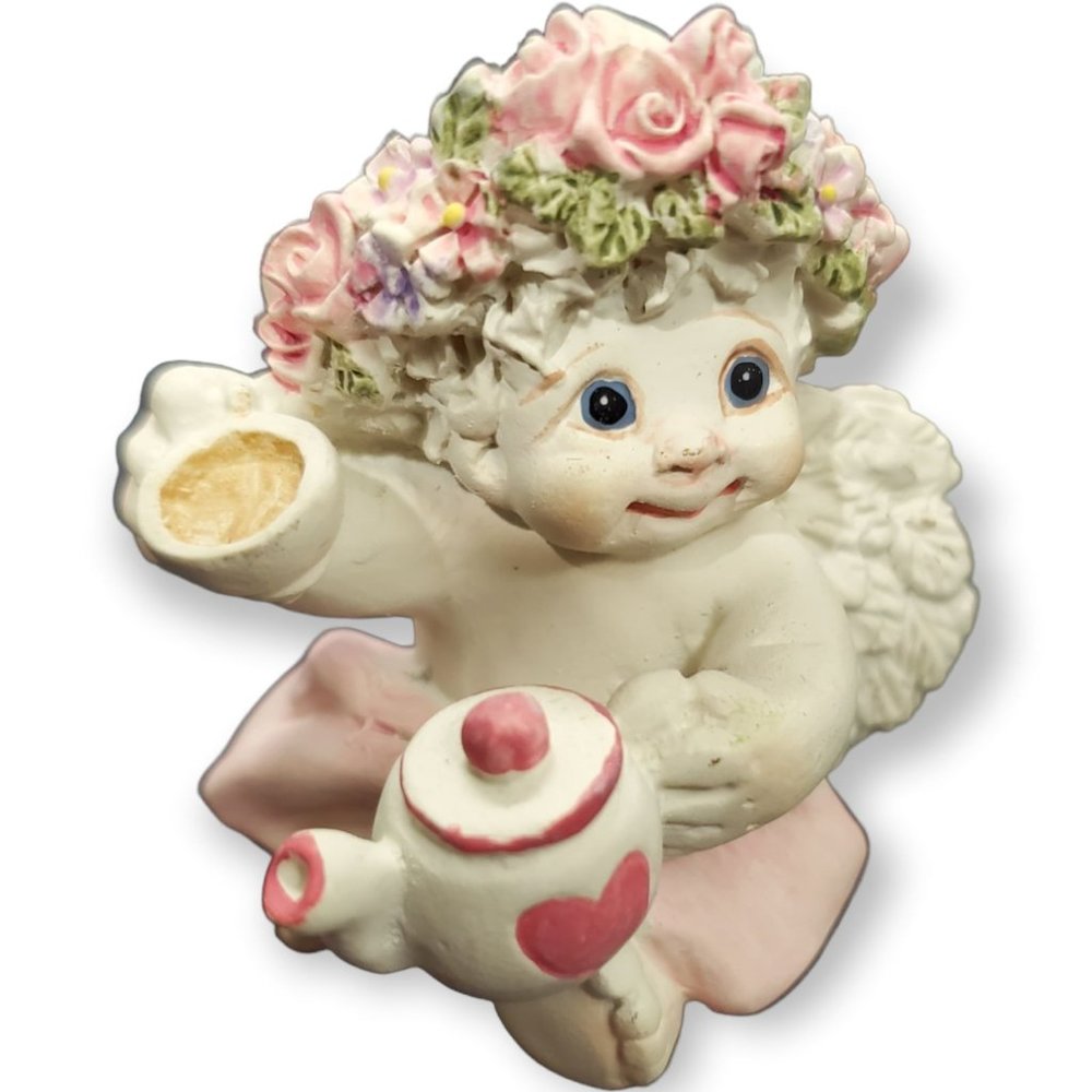 Dreamsicles "High Tea" DC021 Figurine Angel Vintage Collectible Signed